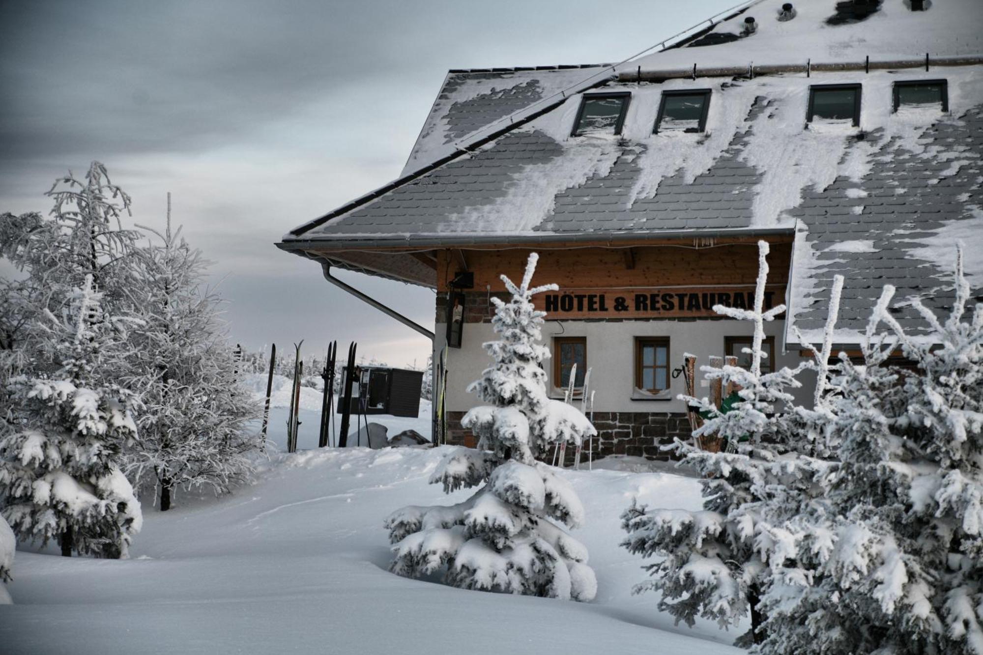 Hotel Krusnohorsky Dvur Cínovec Buitenkant foto
